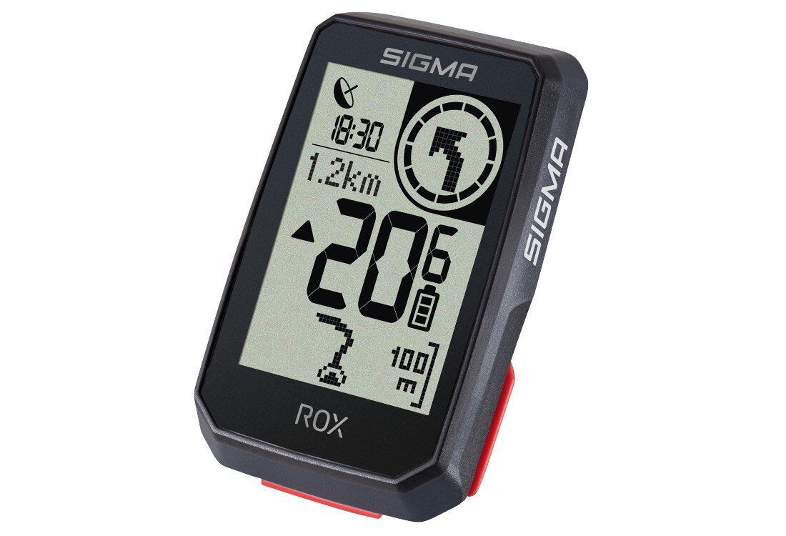 Licznik rowerowy SIGMA Rox 2.0 GPS Łatwy montaż dwa przyciski zapisania tras