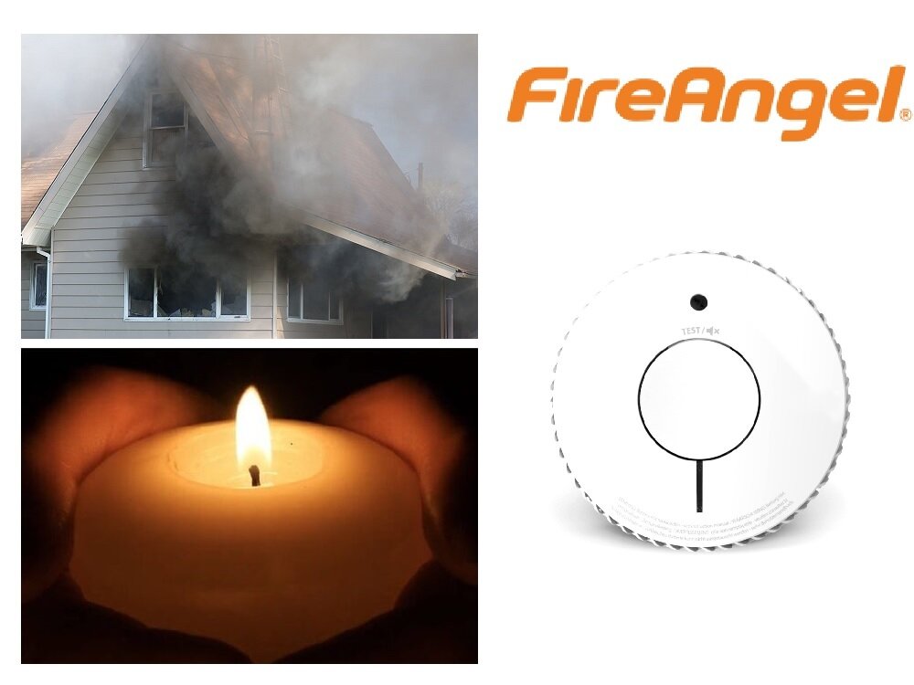 Czujnik dymu FIREANGEL FA6120 zaawansowany sensor optyczny glosny alarm o sile 85 dB wyrazna sygnalizacja optyczna temperatura pracy 4-38 stopnie wilgotnosc do 93% RH bez kondensacji