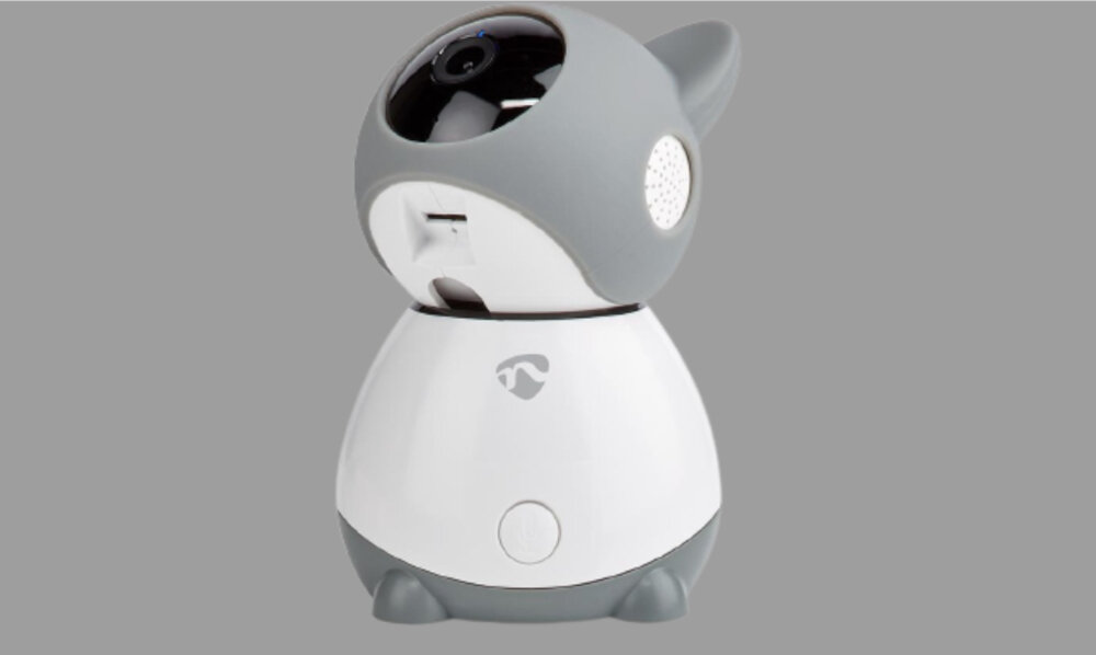 Niania elektroniczna NEDIS WIFICI30CGY aplikacja sterowanie montaz