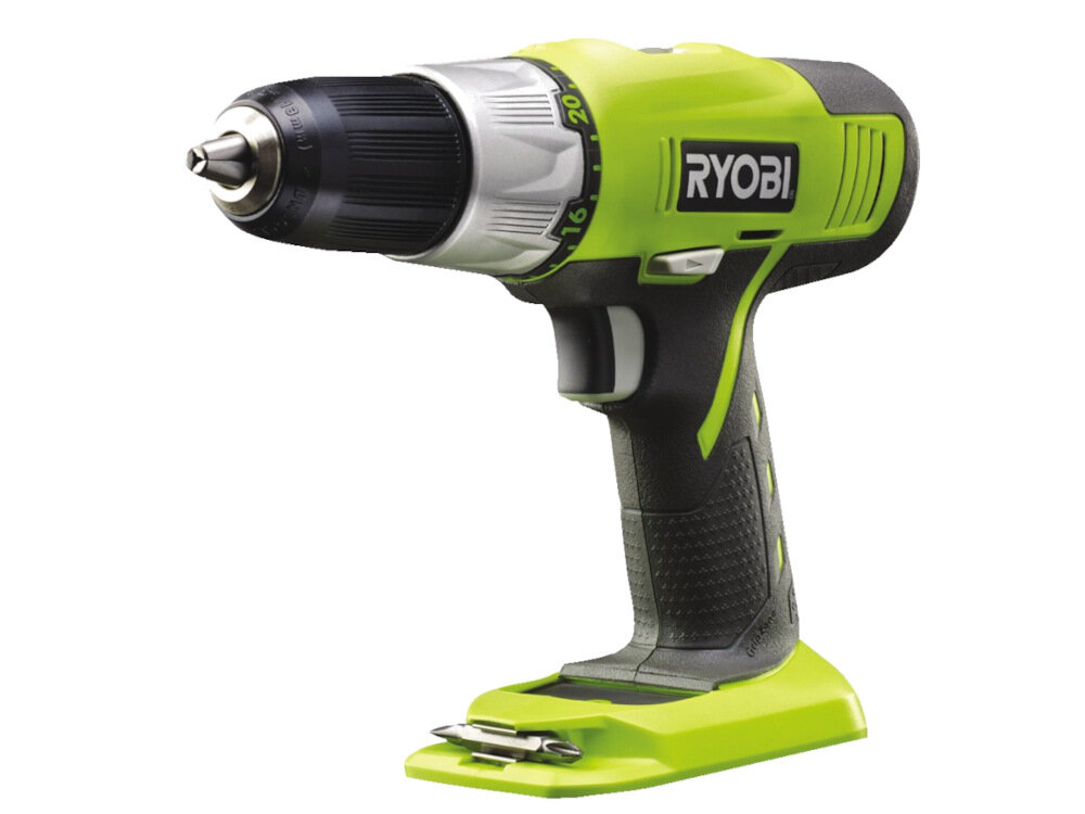 Zestaw elektronarzędzi RYOBI ONE+ RLT1832CD3HS wiertarko-wkretarka R18DD3-0 2-biegowa przekladnia predkosc obrotowa regulowana od 0 do 1300 obr/min wysoki moment obrotowy 42,6 Nm