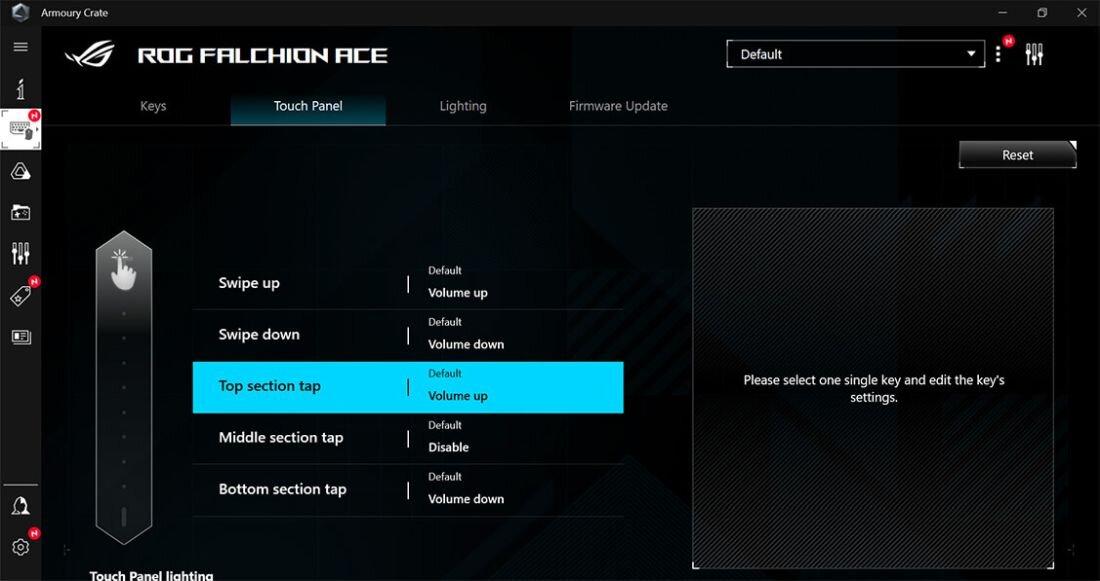 Klawiatura ASUS ROG Falchion Ace - Armoury Crate