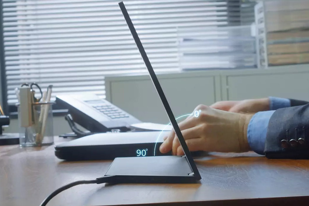 Monitor PHILIPS 16B1P3302D  biuro dom wygoda mobilność podstawka dotykowy wyposażenie