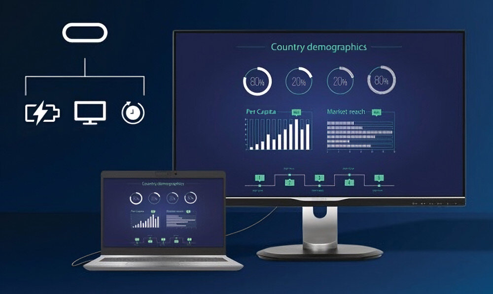 Monitor PHILIPS 27E1N8900 26.9 3840x2160px 0.1 ms USB-C zasilanie moc przesyłanie dane