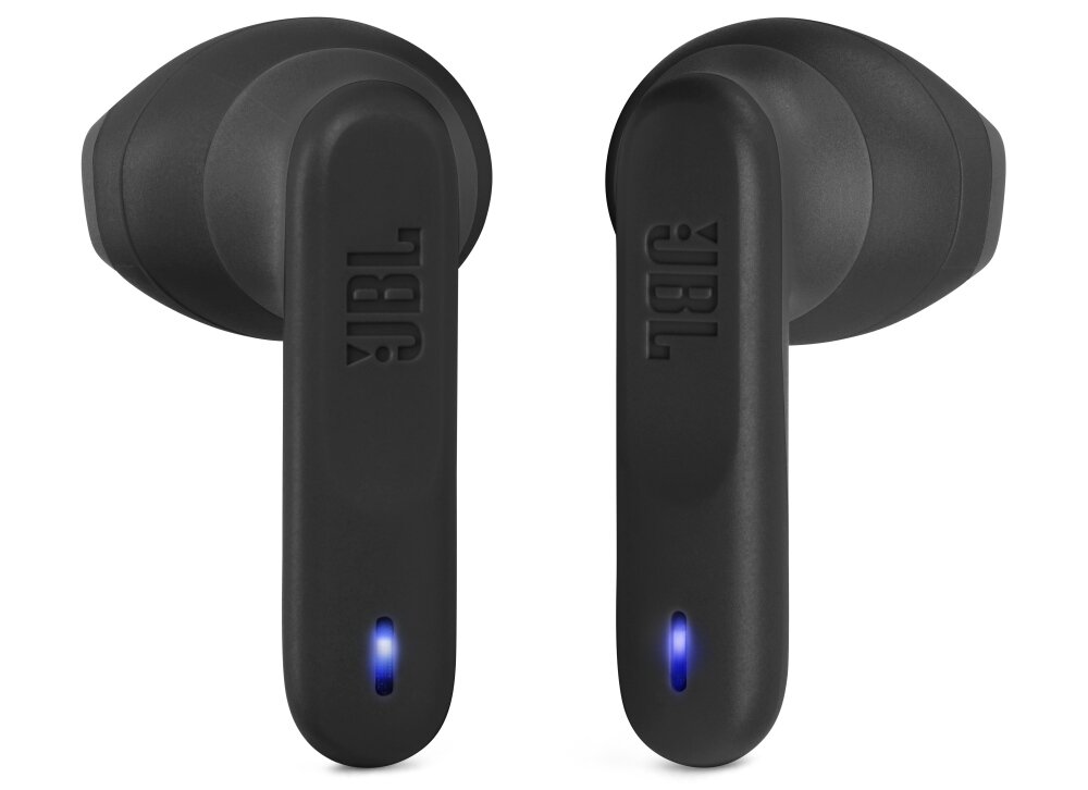 Słuchawki douszne JBL Wave Flex konstrukcja brzmienie technologia bezprzewodowa komunikacja wyposażenie JBL czas pracy etui ładujące