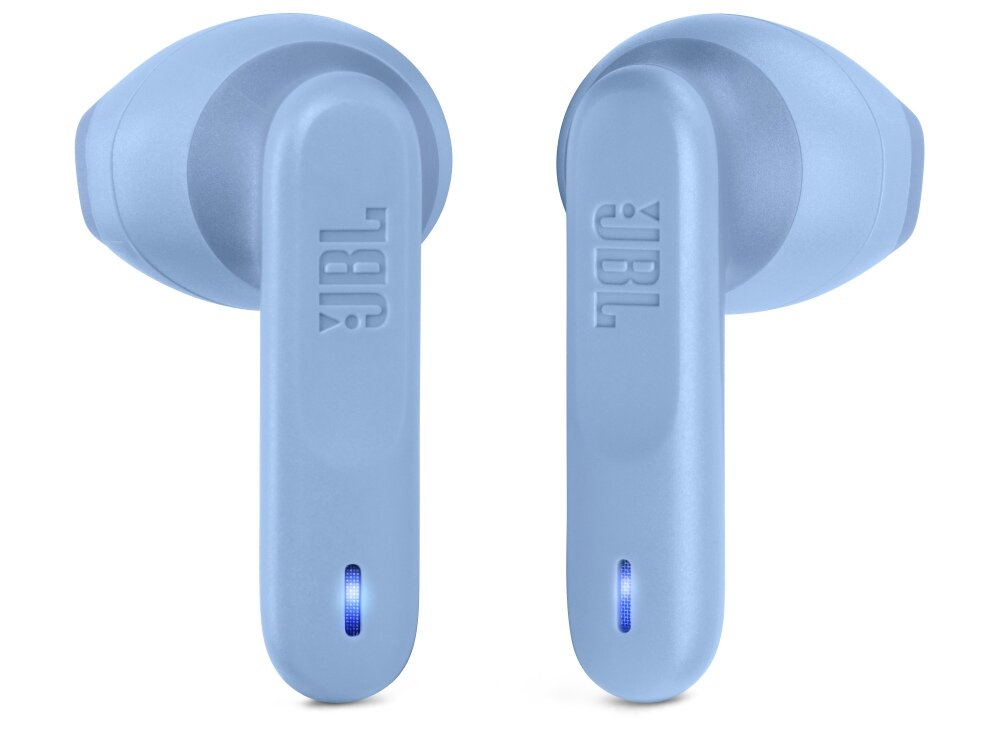 Słuchawki douszne JBL Wave Flex konstrukcja brzmienie technologia bezprzewodowa komunikacja wyposażenie JBL czas pracy etui ładujące