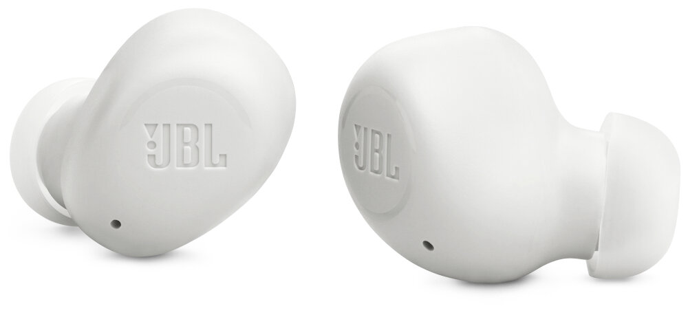 Słuchawki dokanałowe JBL Wave Buds konstrukcja brzmienie technologia bezprzewodowa komunikacja wyposażenie JBL czas pracy etui ładujące