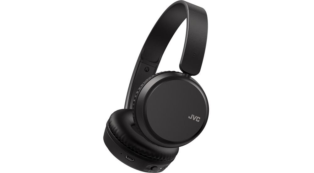Słuchawki nauszne JVC HAS-36WWU akumulator 70 mAh USB-C szybkie ładowanie 3 godziny, słuchawki na białym tle