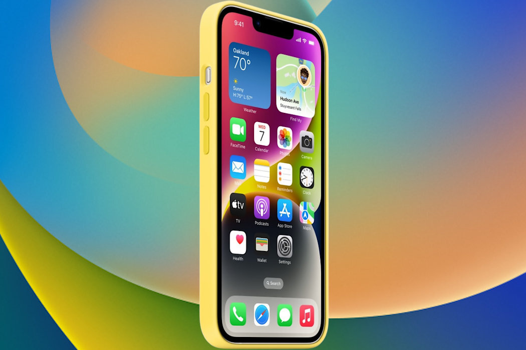 Etui APPLE Silicone Case MagSafe do iPhone 14 Plus Słoneczny gładki miękki wyściółka mikrofibra styl