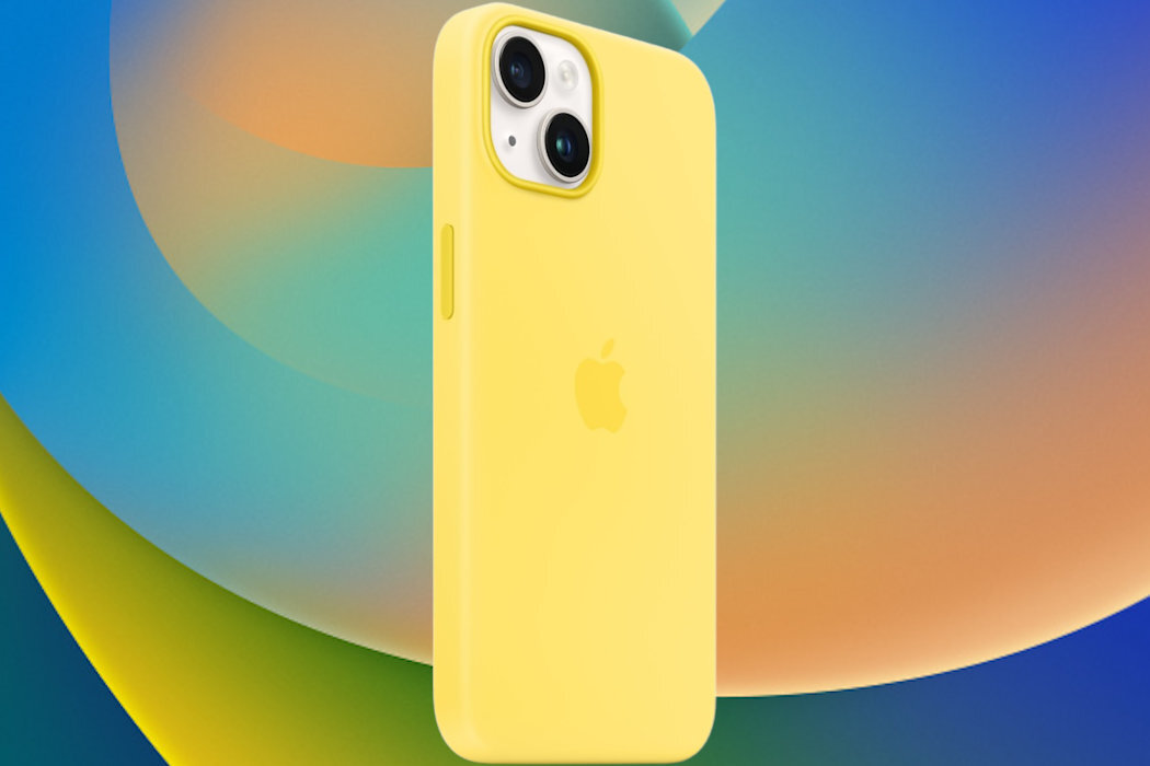 Etui APPLE Silicone Case MagSafe do iPhone 14 Plus Słoneczny magnesy ładowanie szybkość magsafe certyfikat