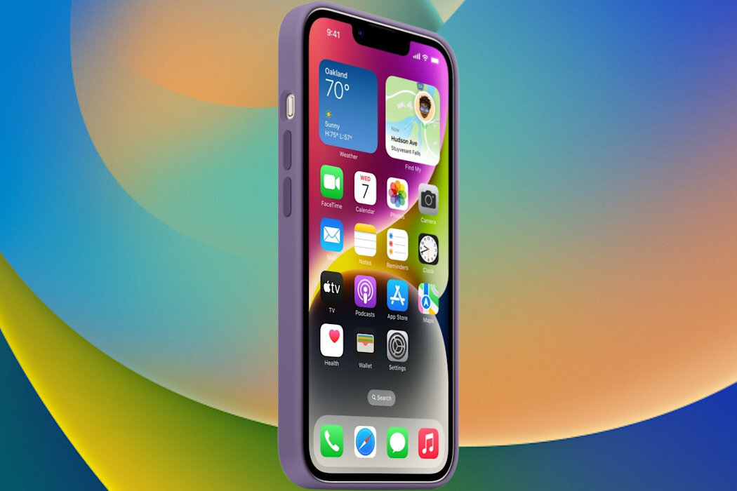 Etui APPLE Silicone Case MagSafe do iPhone 14 Plus Fiolet Irysa gładki miękki wyściółka mikrofibra styl