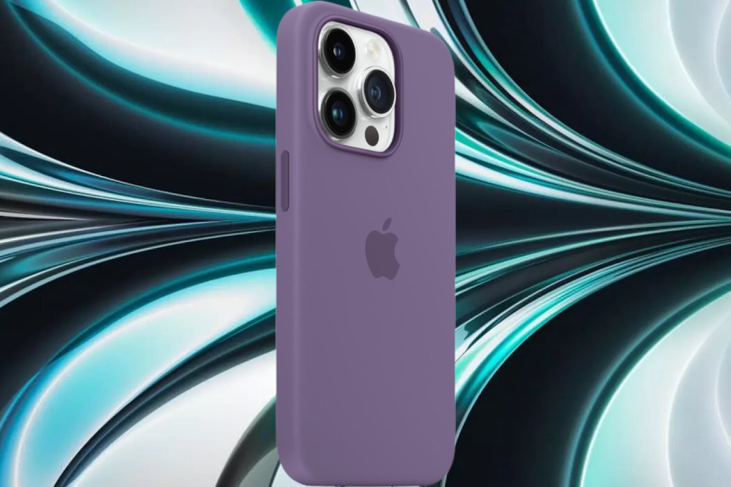 Etui APPLE Silicone Case MagSafe do iPhone 14 Pro Fiolet Irysa magnesy ładowanie szybkość magsafe certyfikat