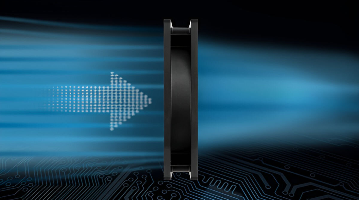 Wentylator ARCTIC P14 PWM PST RGB skoncentrowany przepływ powietrza wysokie ciśnienie statyczne