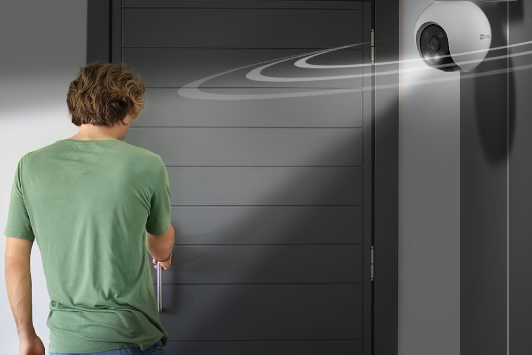 Kamera EZVIZ H8 Pro 3K Detekcj WDR Dźwięk syrena redukcja szumów Anti-Flicker strumień Sygnał Ochrona dysk chmura Regulacja jasność Błyski