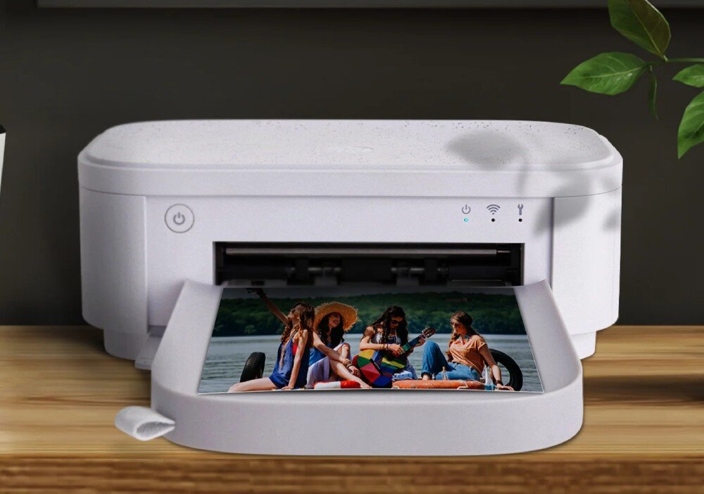 Drukarka HP Sprocket Studio Plus Wi-Fi, Bluetooth Biały druk technologia kolory rozdzielczość