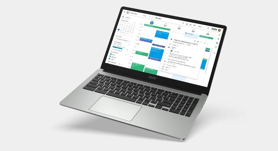 Laptop ACER Chromebook 315 - wbudowane aplikacje