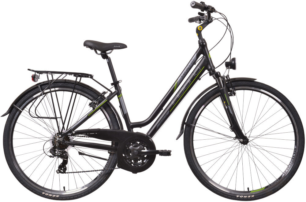 Rower trekkingowy INDIANA X-Road 1.0 28 cali damski Czarny do miasta poza miasto dla kobiet do jazdy po asfalcie po nieutwardzonych drogach trekkingowa geometria