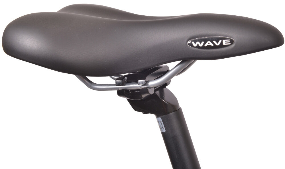 Rower trekkingowy INDIANA X-Road 1.0 M23 28 cali męski Szary prosta sztyca siodełka siodełko marki SELLE ROYAL Wave 8204 HEC ergonomiczna konstrukcja nie odkształca się bardzo wygodne