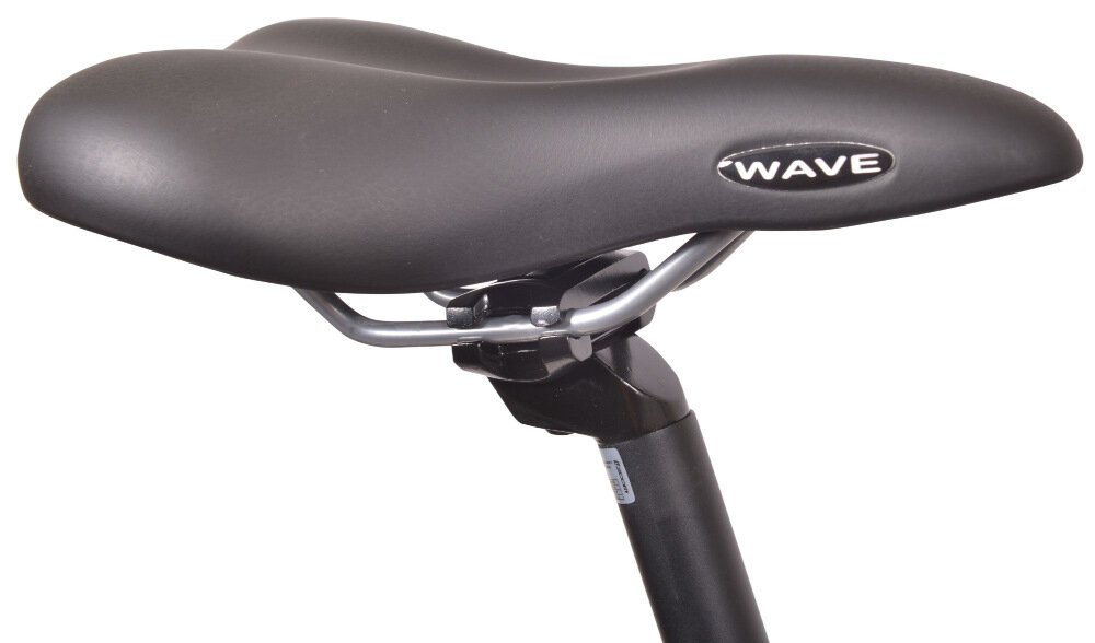 Rower trekkingowy INDIANA X-Road 1.0 M17 28 cali męski Brązowy prosta sztyca siodełka siodełko marki SELLE ROYAL Wave 8204 HEC ergonomiczna konstrukcja bardzo wygodne