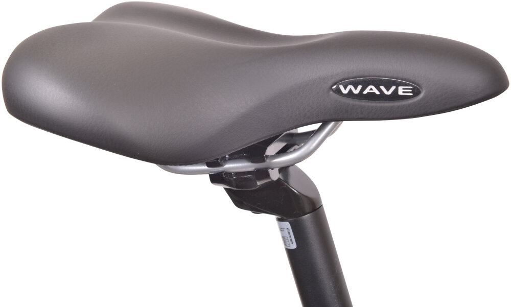 Rower trekkingowy INDIANA X-Road 1.0 D17 28 cali damski Ciemnobrązowy prosta sztyca siodełka siodełko marki SELLE ROYAL Wave 8214 HEC ergonomiczna konstrukcja nie odkształca się bardzo wygodne