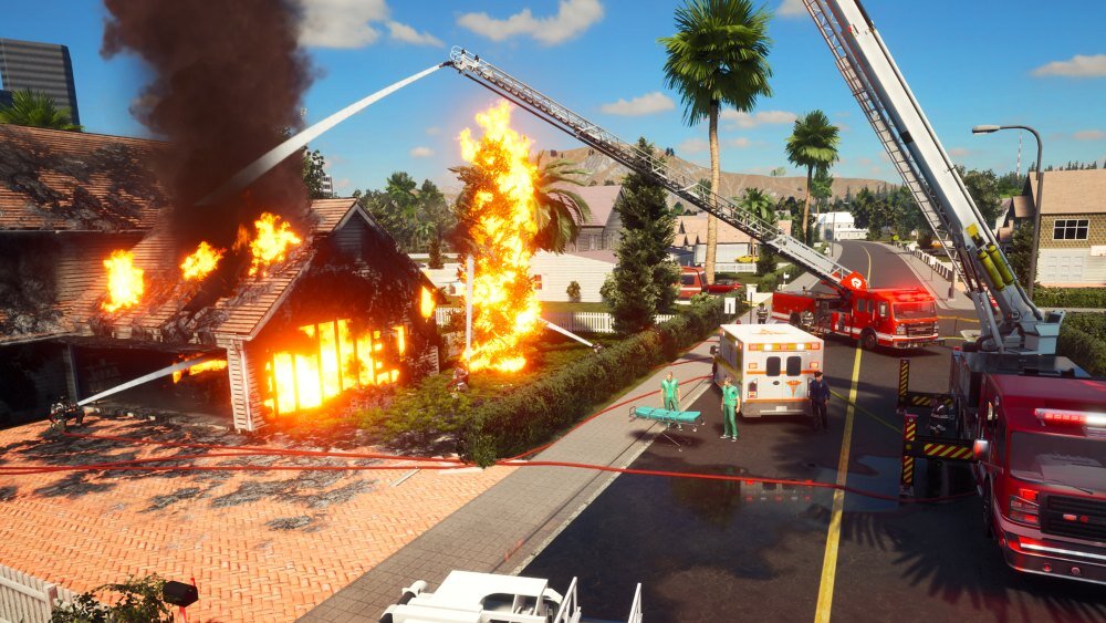 Firefighting Simulator - The Squad Gra powołanie współpraca tryb jednoosobowy wieloosobowy życie doznania realizm autentyczny sprzęt