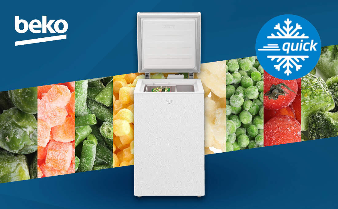 Zamrazarka BEKO FSE1073N szybkie mrozenie funkcja mozliwosci
