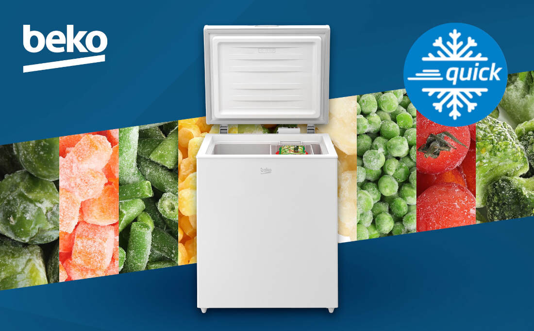 Zamrazarka BEKO FSE1073N szybkie mrozenie funkcja mozliwosci