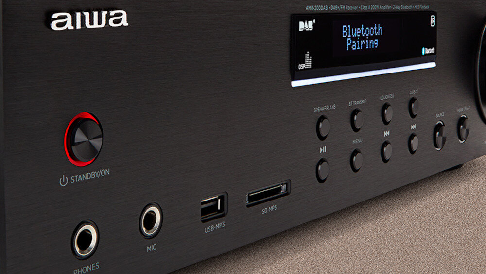 Amplituner AIWA AMR-200DAB - łączność