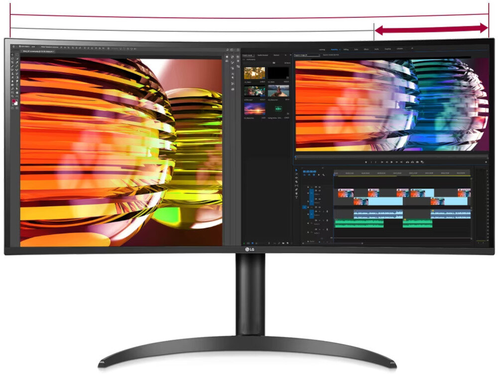 Monitor LG UltraWide 34WP85CP-B przekątna wyświetlacz przeznaczenie cechy opis