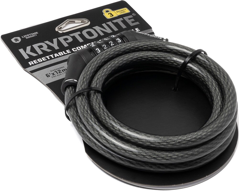 zapięcie rowerowe KRYPTONITE Kryptoflex K003311 Linka wymiary materiał wykonania jakość bezpieczeństwo