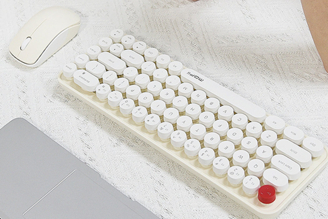 Zestaw MOFII Bean 2.4G czujnik optyczny, 3 poziomy regulacji DPI. 4 przyciski