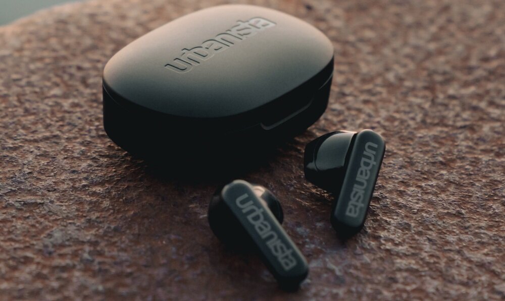 Słuchawki douszne URBANISTA Copenhagen styl sterowanie czas pracy ruch swoboda