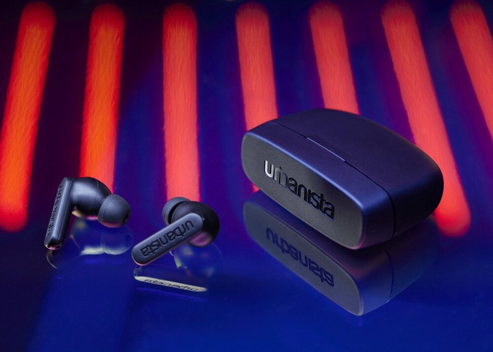 Słuchawki dokanałowe URBANISTA Atlanta rytm muzyka sterowanie moc dźwięk energia jakość czas pracy aplikacja