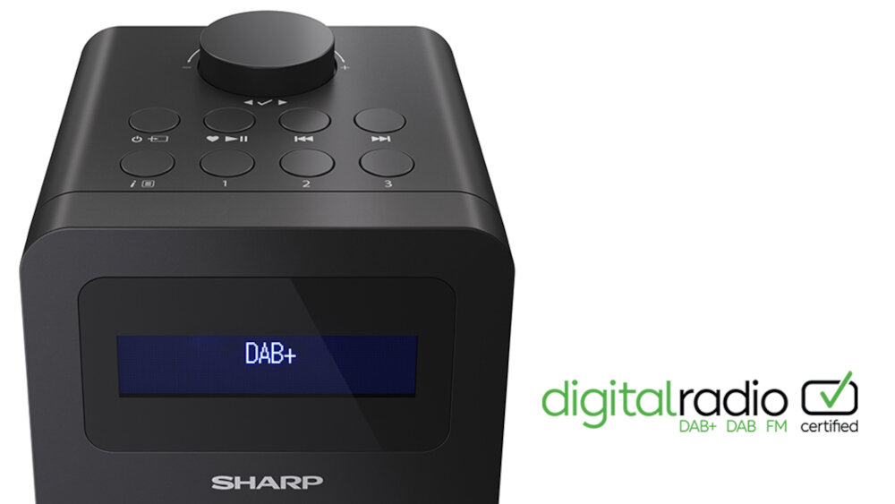 Radio SHARP DR-430 BK - stacje