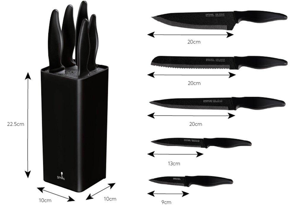 Zestaw noży SMILE SNS-6 (6 elementów)