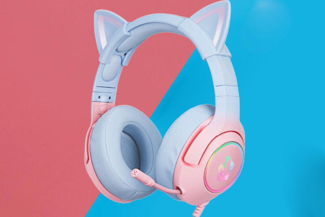 Słuchawki ONIKUMA K9 Cat Elf RGB - pilot