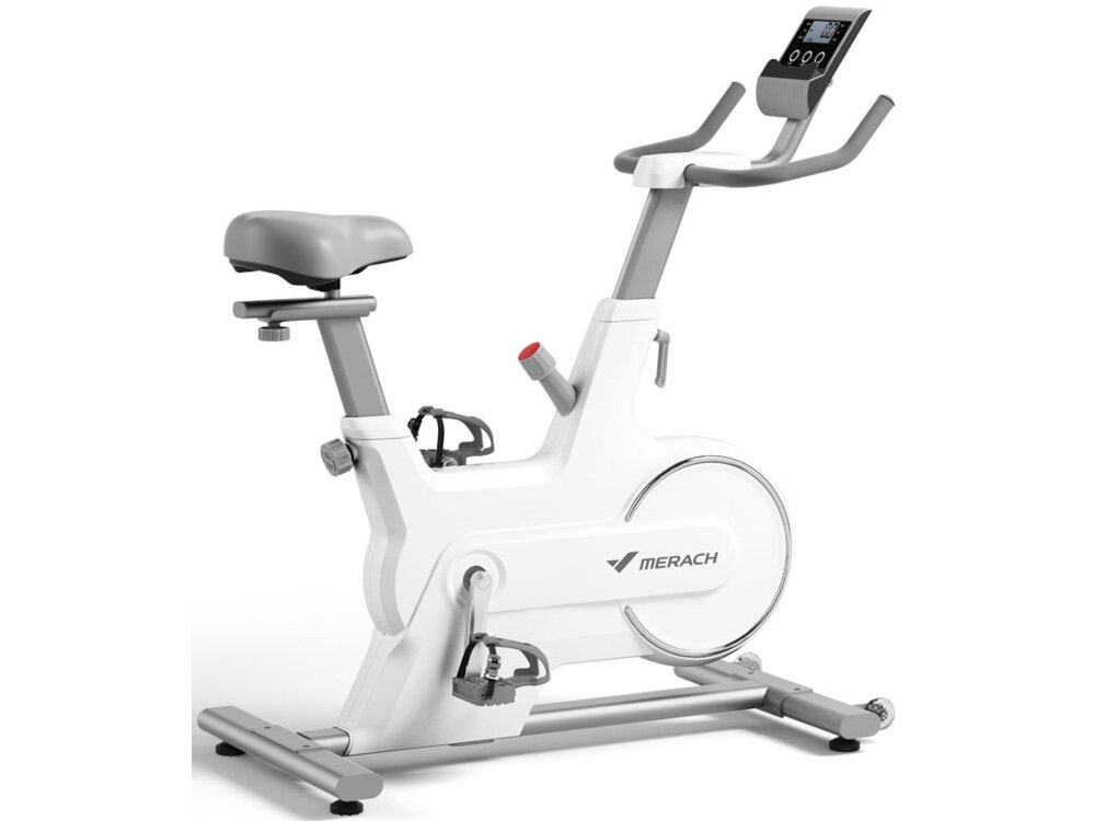 Rower spinningowy MERACH MR-667KXD-W0 świetna jakość wykonania stalowa konstrukcja koło zamachowe waga 6 kg płynna regulacja oporu