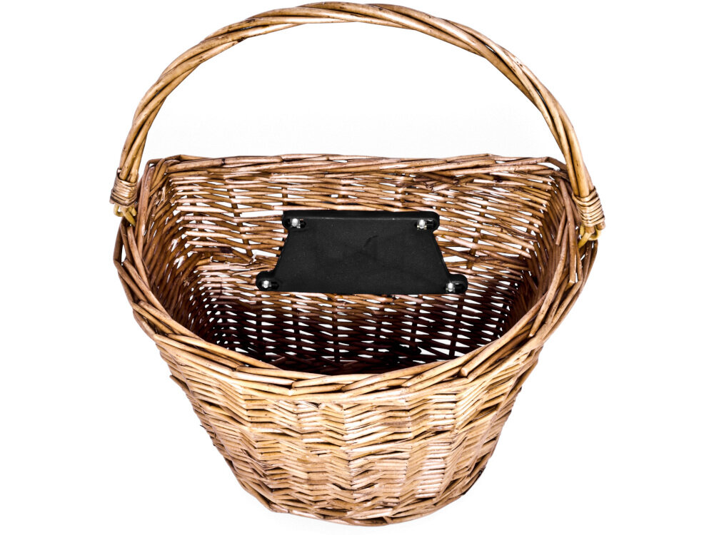 Koszyk wiklinowy na rower VÖGEL VKS-502 Stylowy montowany na kierownicy