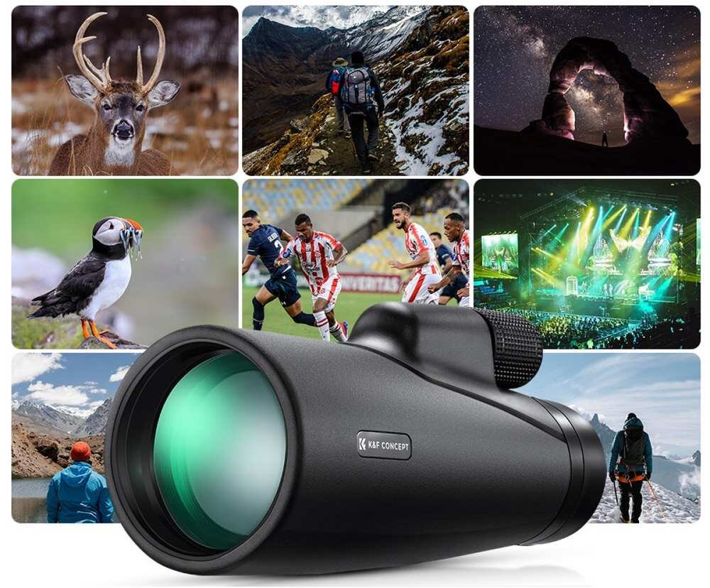 Monokular K&F CONCEPT KF33.068 12x50 Bak4 IP66
