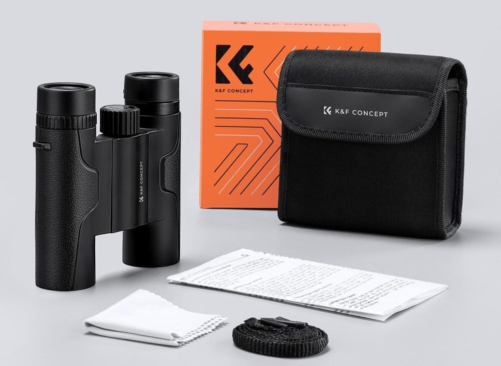 Lornetka K&F CONCEPT KF33.070 Zoom 10x25 zestaw