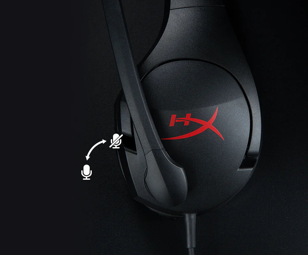 Słuchawki HYPERX Cloud Stinger redukcja szumów gaming łączność audio wrażenia komfort komunikacja wygoda gracze sterowanie