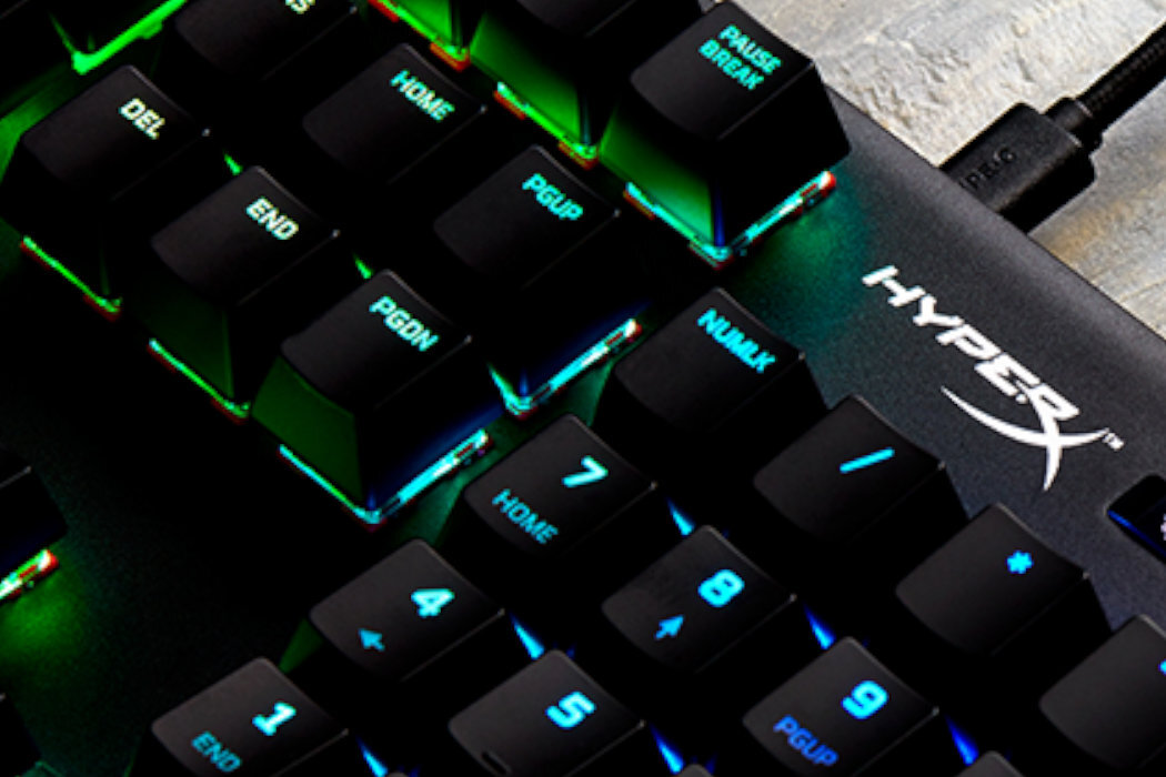 Klawiatura HYPERX Alloy Origins Red wyposażenie tryb klawisze zabawa pamięć regulacja dynamika podświetlenie trwałość