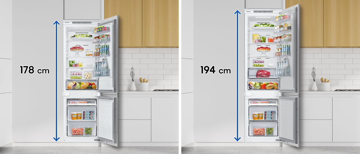Lodówka Samsung BRB30603EWW o wysokości 194 cm Lodówka Samsung BRB30603EWW o wysokości 194 cm