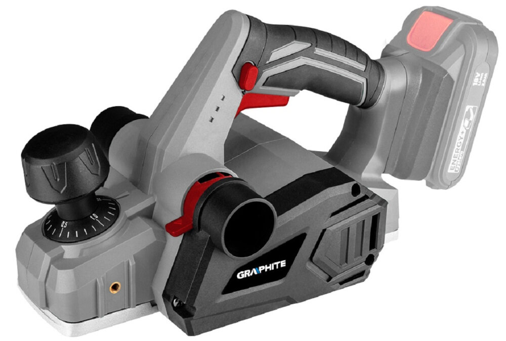 Strug GRAPHITE Energy+ 58GE135 system akumulatorowy 18 V ENERGY+ akumulator Li-Ion predkosc do 16000 obr/min szerokosc robocza do 82 mm