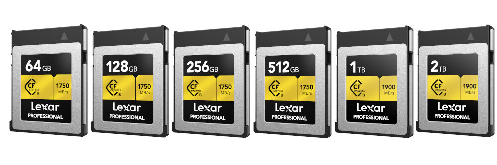 Karta pamięci LEXAR CFexpress Pro Gold wydajność prędkość pojemność warunki praca
