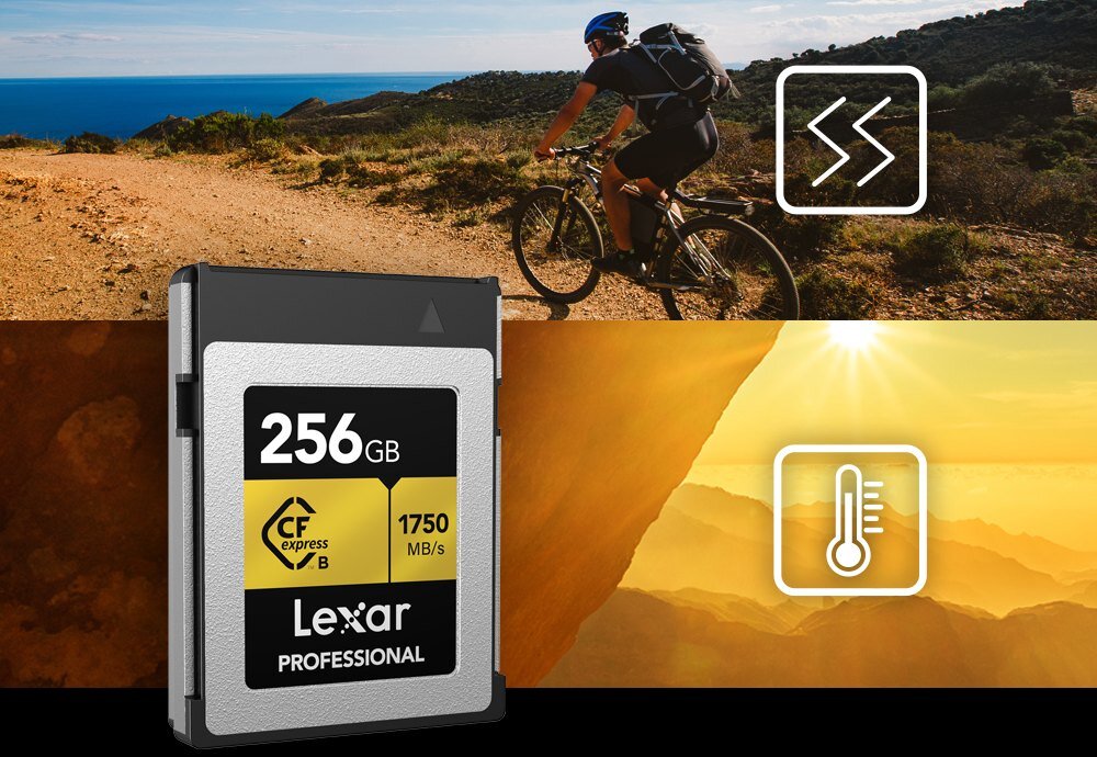 Karta pamięci LEXAR CFexpress Pro Gold wydajność prędkość pojemność warunki praca