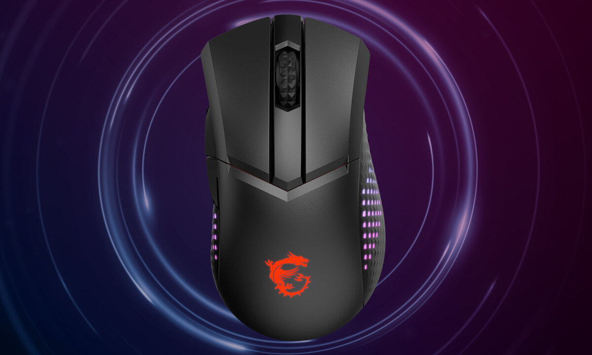 Mysz MSI Clutch GM51 Lightweight Wireless łączność podłączenie obsługa