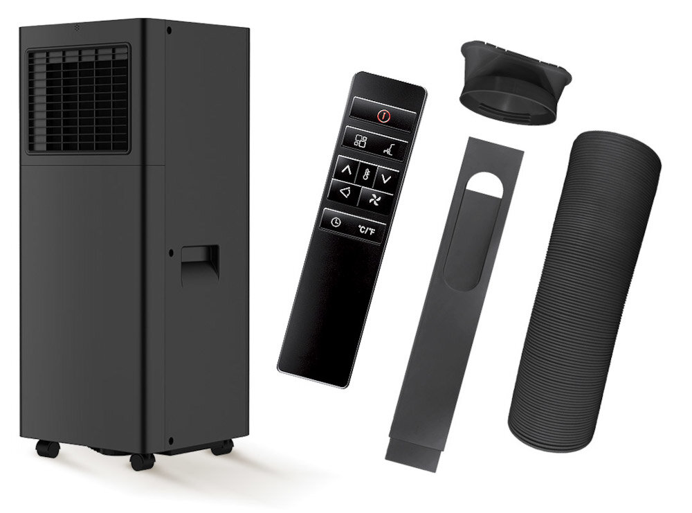 Klimatyzator LIN TAC-07CPB PSL Czarny zestaw akcesoria komplet wyposazenie