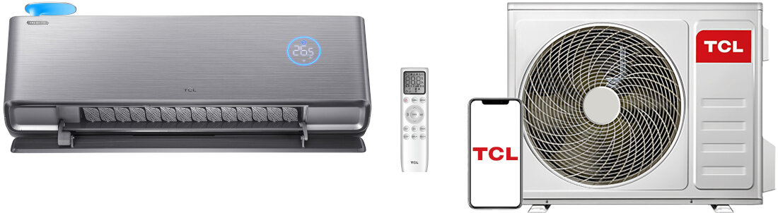Klimatyzator split TCL Freshin TAC-12CHSD FAI z usluga montazu zestaw akcesoria komplet wyposazenie
