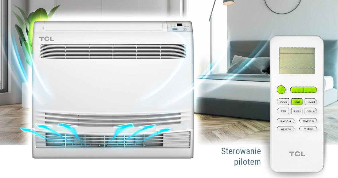 Klimatyzator split TCL Console TCC-12ZHRH DV komfort wygoda uzytkowanie