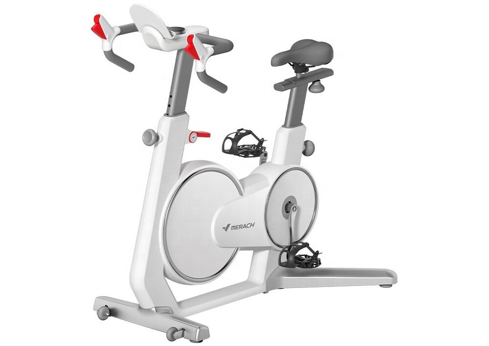 Rower spinningowy MERACH Swan solidna maszyna do domowego treningu niewielkie rozmiary duża rozpiętość obciążenia lekki bardzo wytrzymały